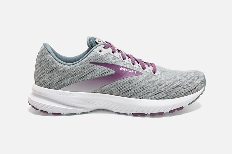 Brooks Launch 7 Road Running Shoes - Women's - Grey (57421-GQKO)